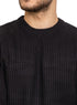 Black - Design 00145 BS - Round Pullover - Khotwh
